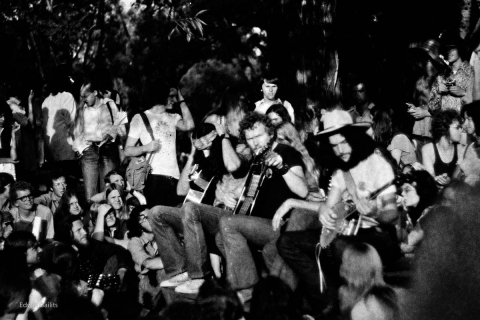 Gordon Lightfoot and Good Brothers  (L Brian Good, R Bruce Good)1972 Mariposa Folk Festival