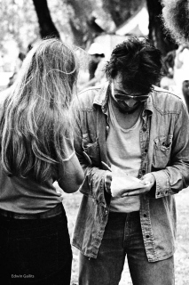 John Prine Signs Autograph or Takes a Number 1973 Mariposa Folk Festival