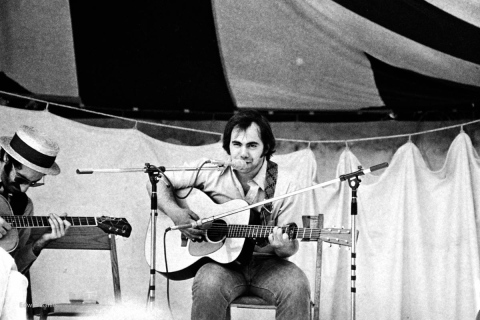 Leon Redbone and Steve Goodman 1973 Mariposa Folk Festival