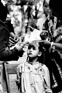 Girl Gets Braids 1974 Mariposa Folk Festival