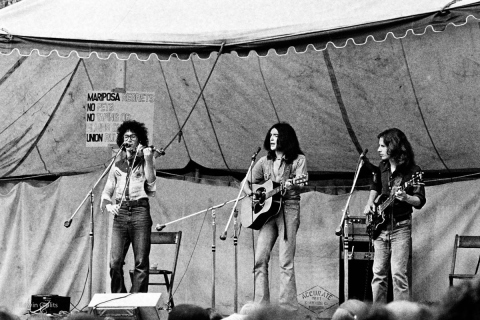 Miles and Lenny 1972 Mariposa Folk Festival