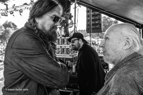 T.Wilson, C.Linden & B.Finklestein Backstage