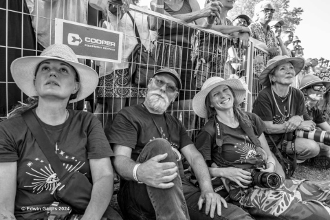 Master photographers enjoying the show