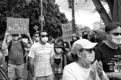 Black Lives Matter Protest Toronto 06.06.20
