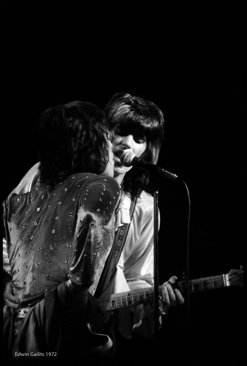 Mick and Keith 07.15.72. Maple Leaf Gardens, Toronto