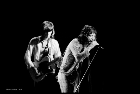 Keith Richards, Mick Jagger 07.15.72 Maple Leaf Gardens, Toronto