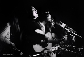 Cedric Smith, Terry Jones, Richard Keelan (Michael Butler) 1971 Bathurst Street United Church, Toronto