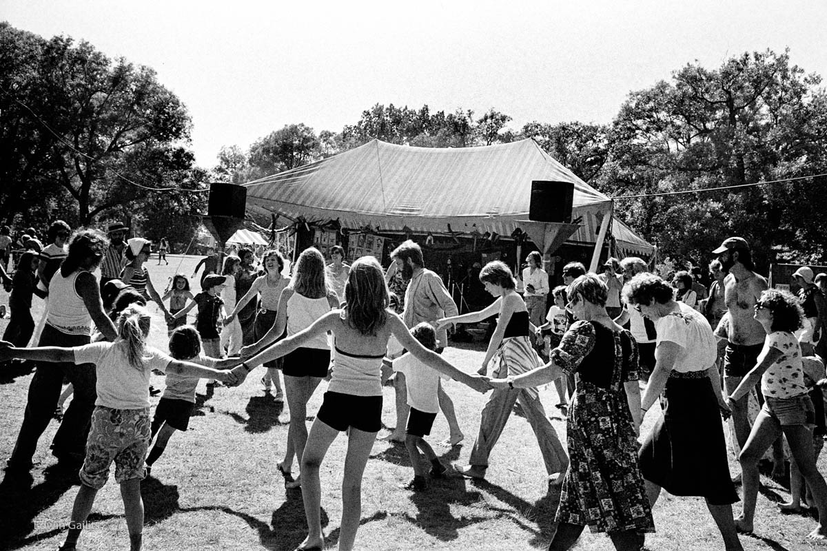 Family Dance 1974 Mariposa Folk Festival