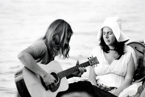 Musician By The Lake 1972 Mariposa Folk Festival
