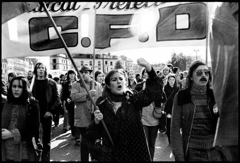 Paris France Manifestation 1976