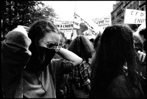 Paris France Manifestation 1976