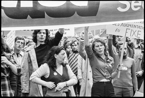 Paris France Manifestation 1976