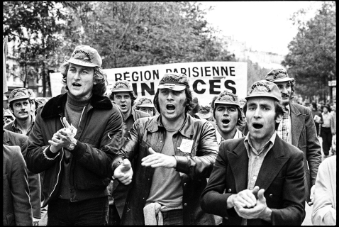 Paris France Manifestation 1976